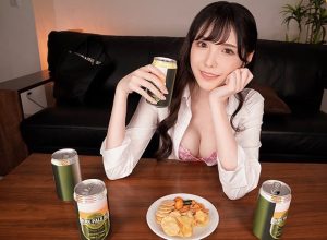 【橋本ありな】終電を逃した女上司と僕の自宅で家飲みする！ほろ酔いでパイチラ誘惑で勃起チンコをフェラ抜きされて朝まで何度も濃厚セックス 