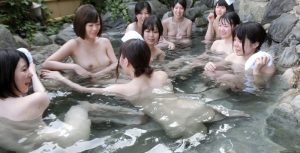【女湯覗き見】僕の特殊能力は透明人間！温泉の女性用露天風呂に侵入して巨乳に美乳に剛毛マンコや無毛マンコを見放題
