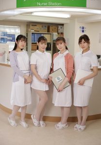 【末広純 結城りの】美人看護師が対応する性欲処理専門セックス外来！ナースがクチやマンコで患者の性癖を優しく癒す看護セックス