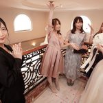 【星奈あい】スレンダー美人のプランナーが新婦のそばで誘惑！チンコをねっとりしゃぶり淫語連発して美尻を見せて背面騎乗でザーメン中出し