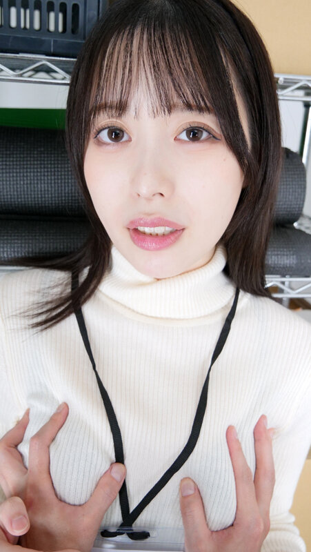 【天馬ゆい】黒髪美人の上司と会社で中出しセックス！片付けを理由に倉庫で手コキフェラされ勃起チンコに跨がり杭打ちピストン