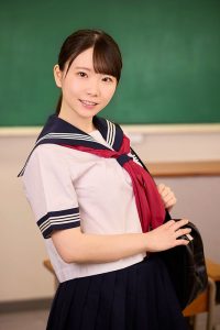 【藤田こずえ】清楚な黒髪の制服姿の美少女と中出しセックス！彼女の部活はセックス部で勧誘されて体育倉庫で筆下ろし