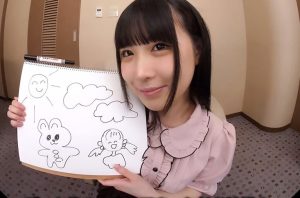 【横宮七海】黒髪の可憐な美少女と中出しセックス！デート後にホテルでコスプレさせパンティをズリ下げバックで激ピストン