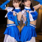 【森日向子 天然美月】可愛いきつねコスのチアガールがエッチなダンス！股間を見せて誘惑され順番に中出しセックス