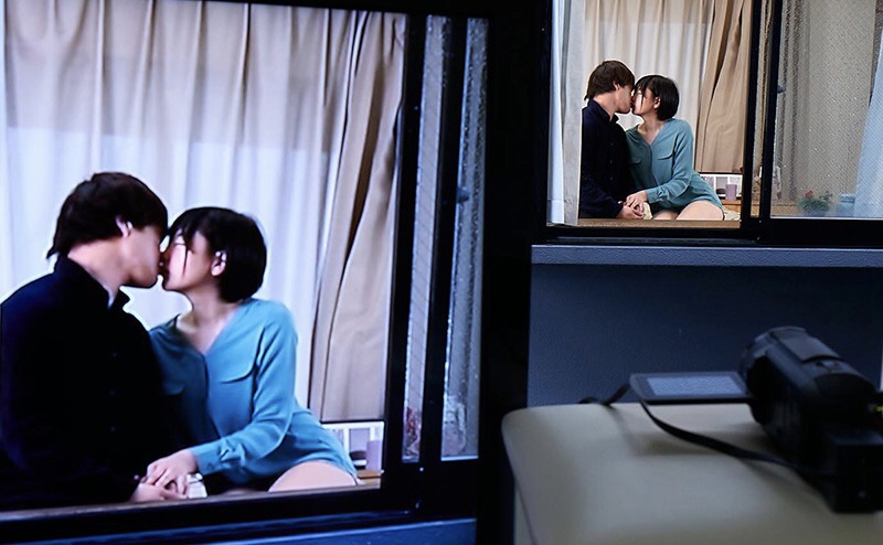 【夏目響】俺の妄想彼女は向かい部屋のスレンダー美女!男とのエッチな行為に逆上し押し入って服を剥ぎ取り首輪して無理矢理犯す変態レイプ
