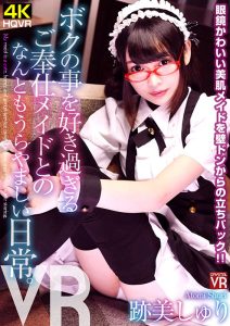 【跡美しゅり】黒髪ロングの眼鏡美女は僕の専属メイド！可愛い笑顔で手コキフェラされてクンニでびしょ濡れのオマンコにたっぷり中出し